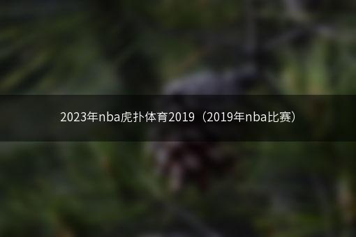 2023年nba虎扑体育2019（2019年nba比赛）