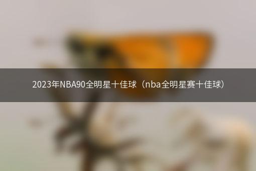 2023年NBA90全明星十佳球（nba全明星赛十佳球）