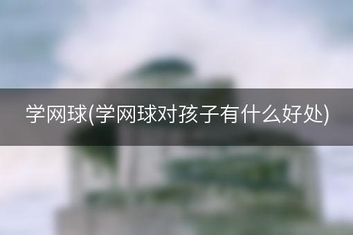 学网球(学网球对孩子有什么好处)